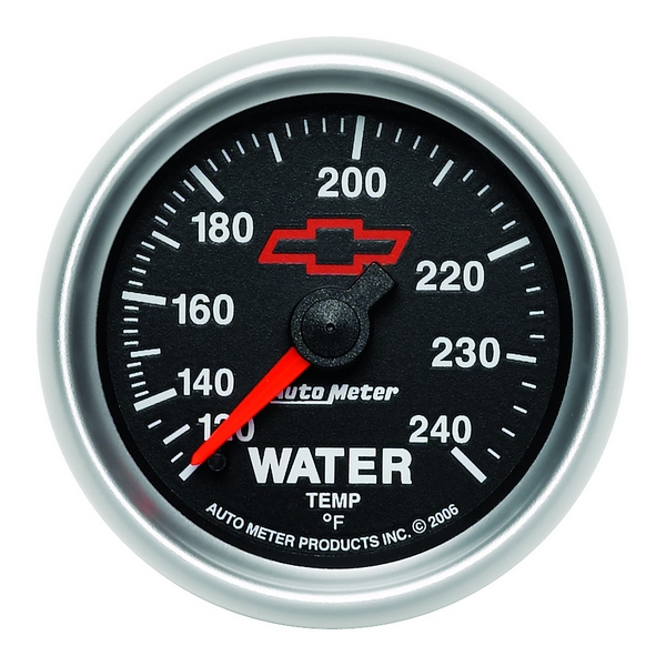 2-1/16" WATER TEMPERATURE, 120-240 F, GM BLACK